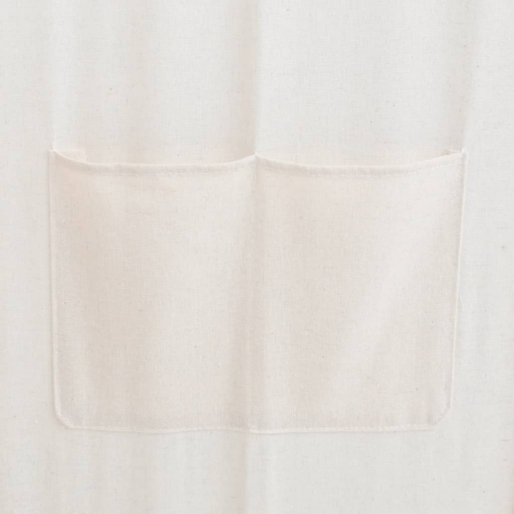 5-Panel Room Divider Cream 200x170x4 cm Fabric- Room Dividers - HomeShopIreland - Home Shop Ireland - Room Dividers - 5-Panel Room Divider Cream 200x170x4 cm Fabric