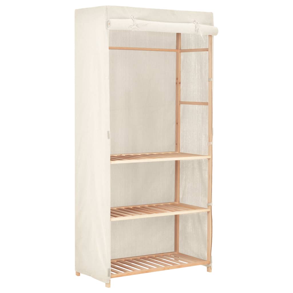 3-Tier Clothes Wardrobe 79x40x170 cm- Cupboards & Wardrobes - HomeShopIreland - Home Shop Ireland - Cupboards & Wardrobes - 3-Tier Clothes Wardrobe 79x40x170 cm