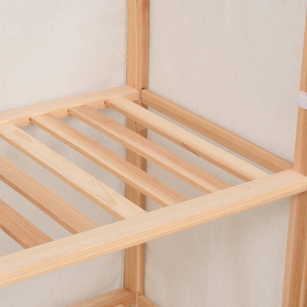 3-Tier Clothes Wardrobe 79x40x170 cm- Cupboards & Wardrobes - HomeShopIreland - Home Shop Ireland - Cupboards & Wardrobes - 3-Tier Clothes Wardrobe 79x40x170 cm