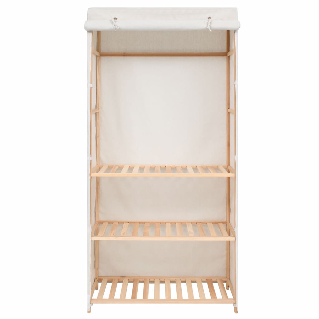 3-Tier Clothes Wardrobe 79x40x170 cm- Cupboards & Wardrobes - HomeShopIreland - Home Shop Ireland - Cupboards & Wardrobes - 3-Tier Clothes Wardrobe 79x40x170 cm