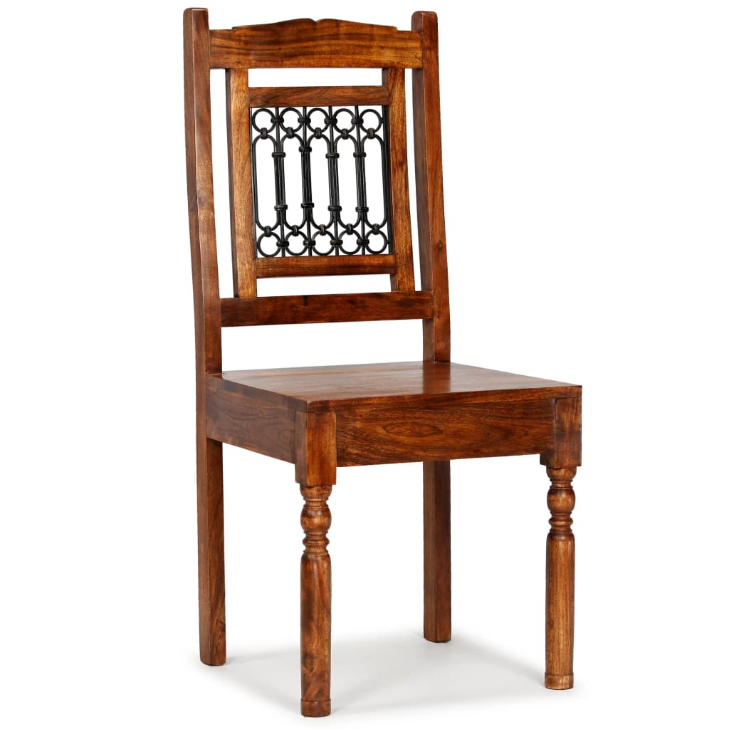 Dining Chairs 6 pcs Solid Wood with Sheesham Finish Classic- Kitchen & Dining Room Chairs - HomeShopIreland - Home Shop Ireland - Kitchen & Dining Room Chairs - Dining Chairs 6 pcs Solid Wood with Sheesham Finish Classic