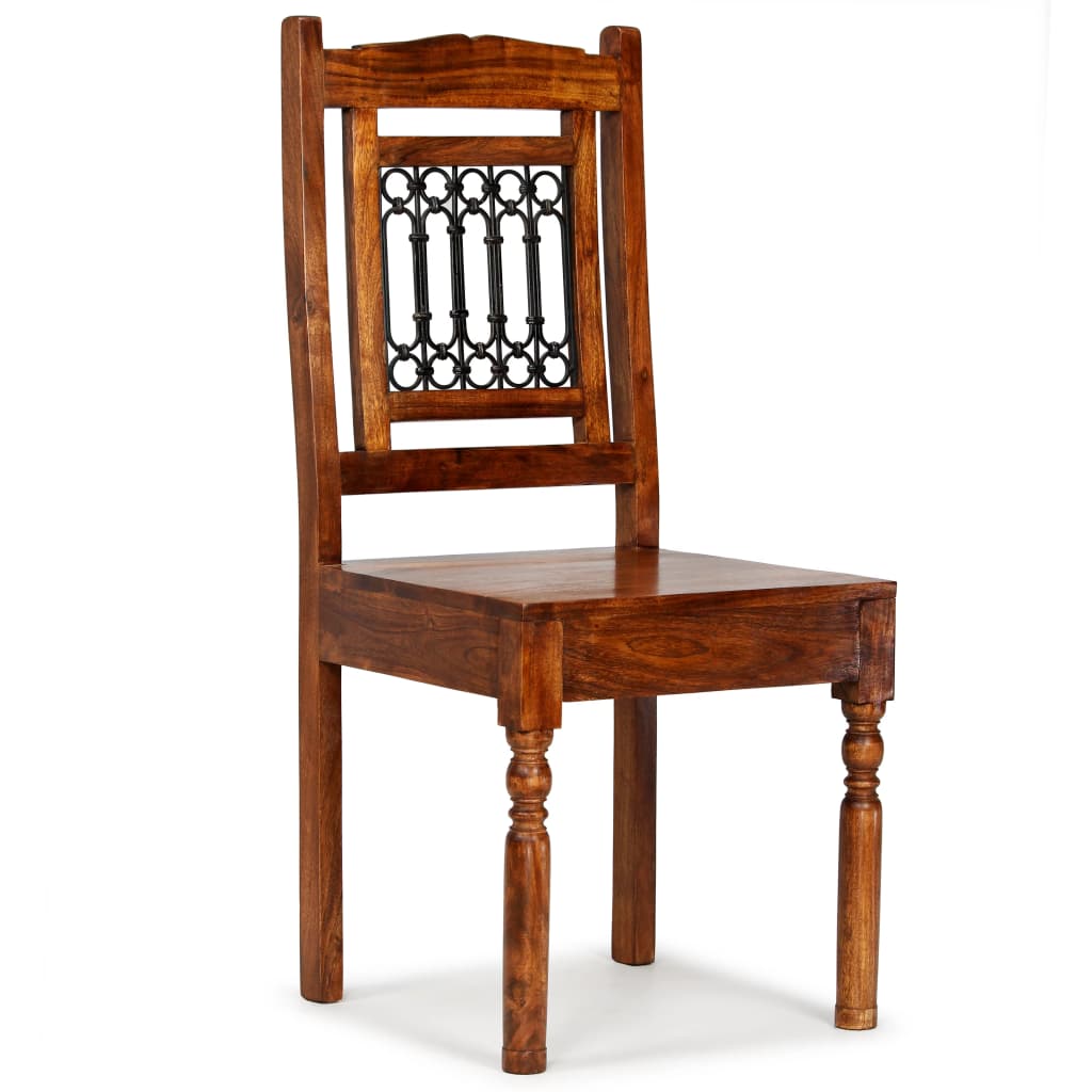 Dining Chairs 6 pcs Solid Wood with Sheesham Finish Classic- Kitchen & Dining Room Chairs - HomeShopIreland - Home Shop Ireland - Kitchen & Dining Room Chairs - Dining Chairs 6 pcs Solid Wood with Sheesham Finish Classic