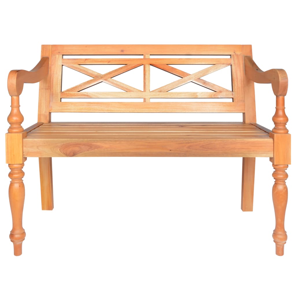 Batavia Bench 98 cm Solid Mahogany Wood Light Brown- Storage & Entryway Benches - HomeShopIreland - Home Shop Ireland - Storage & Entryway Benches - Batavia Bench 98 cm Solid Mahogany Wood Light Brown
