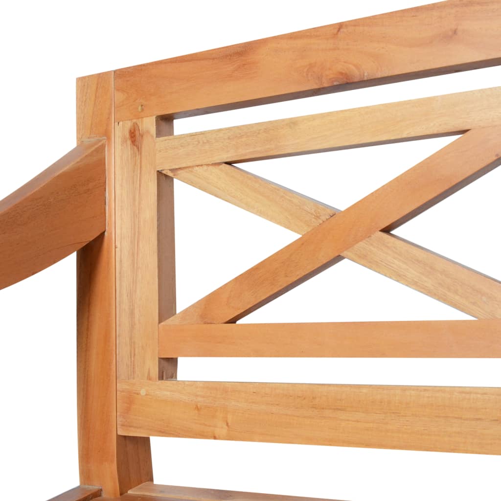 Batavia Bench 98 cm Solid Mahogany Wood Light Brown- Storage & Entryway Benches - HomeShopIreland - Home Shop Ireland - Storage & Entryway Benches - Batavia Bench 98 cm Solid Mahogany Wood Light Brown
