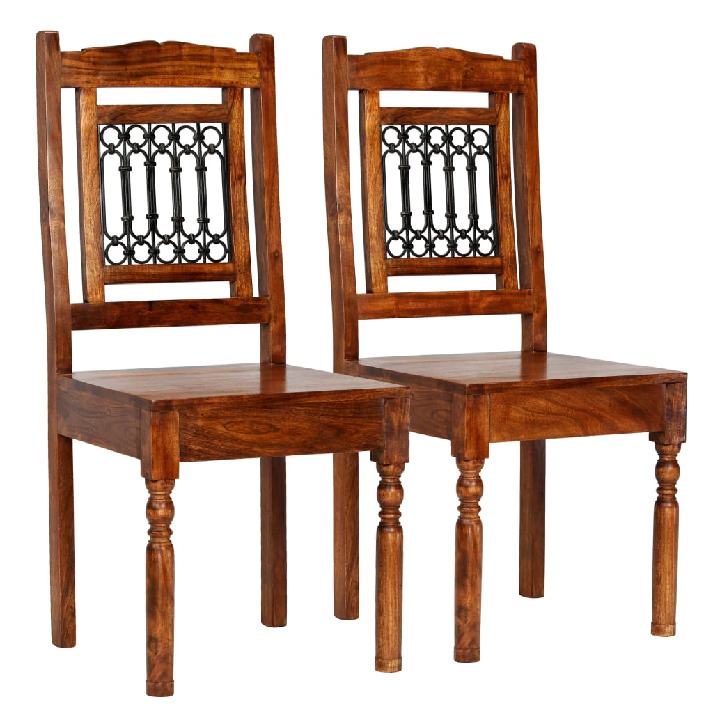 Bistro Set 3 Pieces Solid Acacia Wood with Sheesham Finish- Kitchen & Dining Furniture Sets - HomeShopIreland - Home Shop Ireland - Kitchen & Dining Furniture Sets - Bistro Set 3 Pieces Solid Acacia Wood with Sheesham Finish