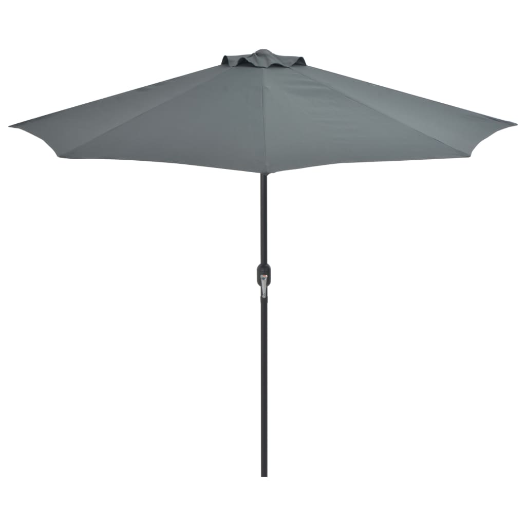 Balcony Parasol with Aluminium Pole Anthracite 270x135 cm Half- Outdoor Umbrellas & Sunshades - HomeShopIreland - Home Shop Ireland - Outdoor Umbrellas & Sunshades - Balcony Parasol with Aluminium Pole Anthracite 270x135 cm Half