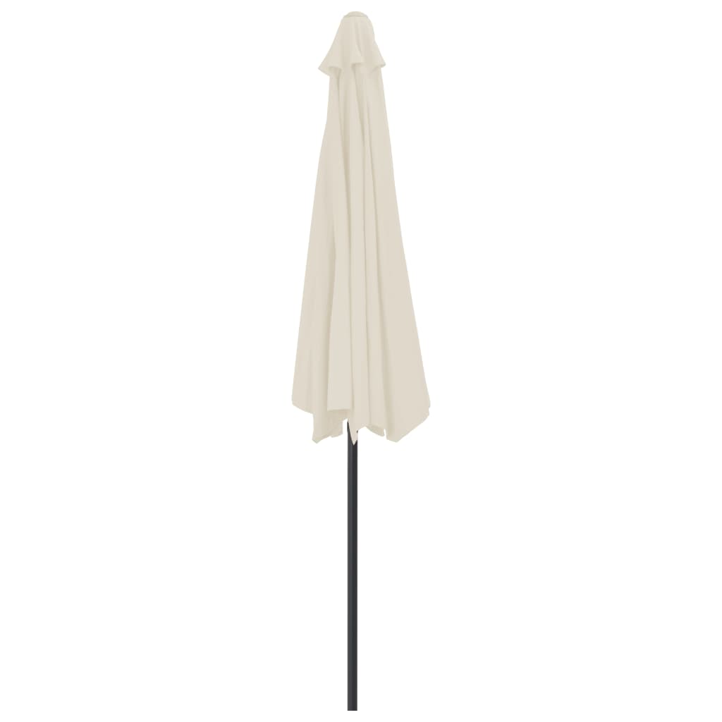 Balcony Parasol with Aluminium Pole Sand 300x150 cm Half- Outdoor Umbrellas & Sunshades - HomeShopIreland - Home Shop Ireland - Outdoor Umbrellas & Sunshades - Balcony Parasol with Aluminium Pole Sand 300x150 cm Half