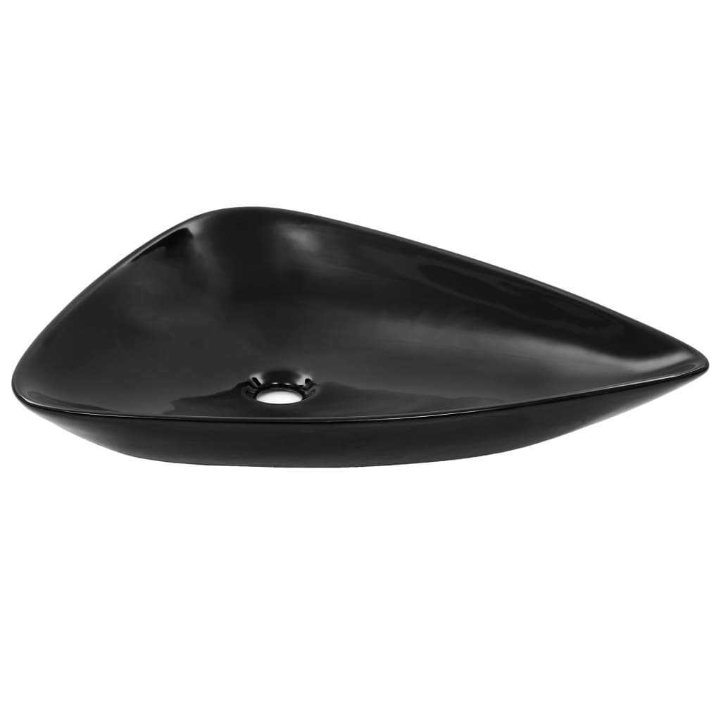 Basin Ceramic Black Triangle 645x455x115 mm- Bathroom Basins - HomeShopIreland - Home Shop Ireland - Bathroom Basins - Basin Ceramic Black Triangle 645x455x115 mm
