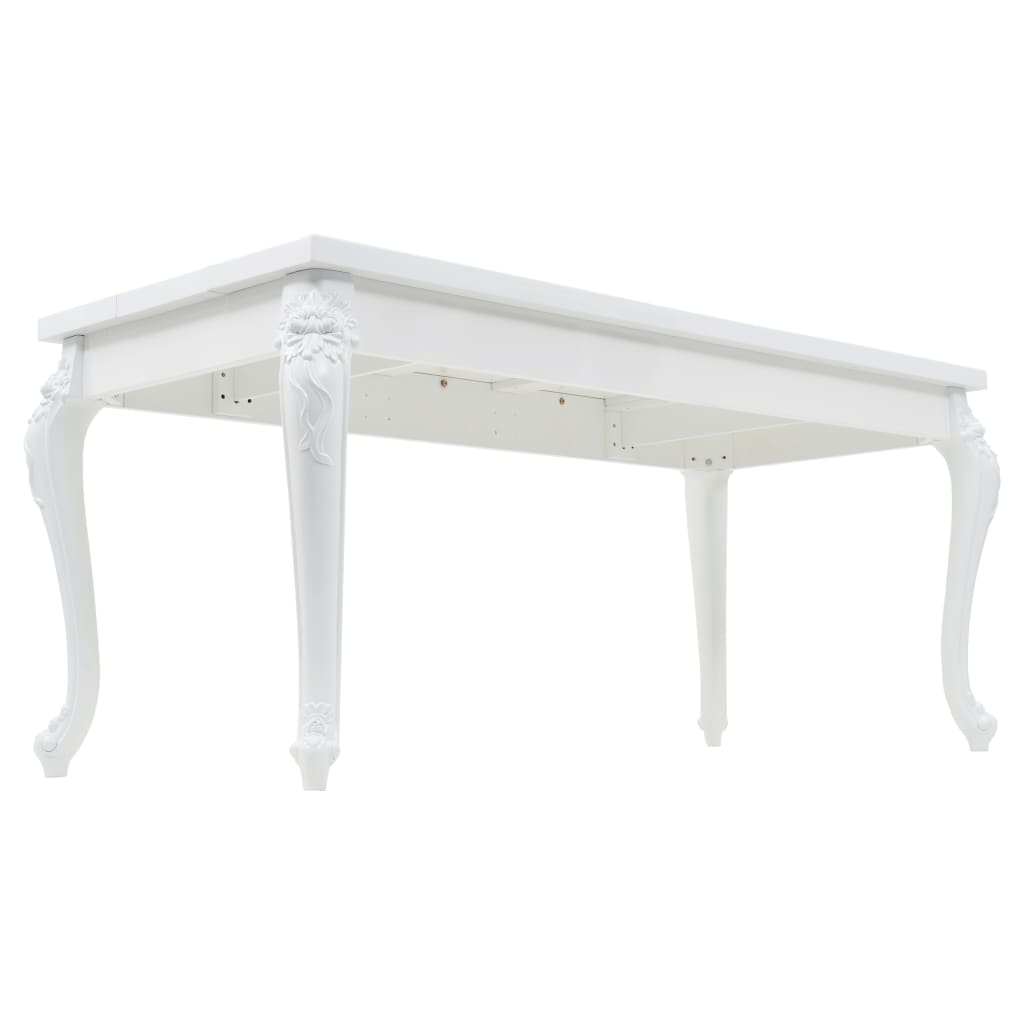 Dining Table 179x89x81 cm High Gloss White- Kitchen & Dining Room Tables - HomeShopIreland - Home Shop Ireland - Kitchen & Dining Room Tables - Dining Table 179x89x81 cm High Gloss White