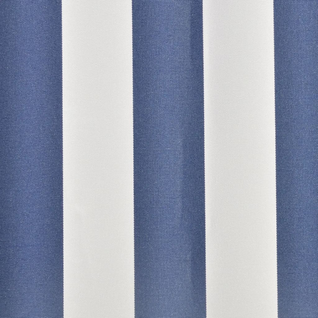 Awning Top Sunshade Canvas Blue & White 350x250 cm- Window & Door Awnings - HomeShopIreland - Home Shop Ireland - Window & Door Awnings - Awning Top Sunshade Canvas Blue & White 350x250 cm
