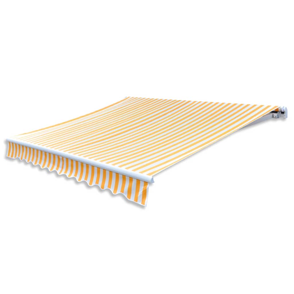 Awning Top Sunshade Canvas Orange & White 350x250 cm- Window & Door Awnings - HomeShopIreland - Home Shop Ireland - Window & Door Awnings - Awning Top Sunshade Canvas Orange & White 350x250 cm