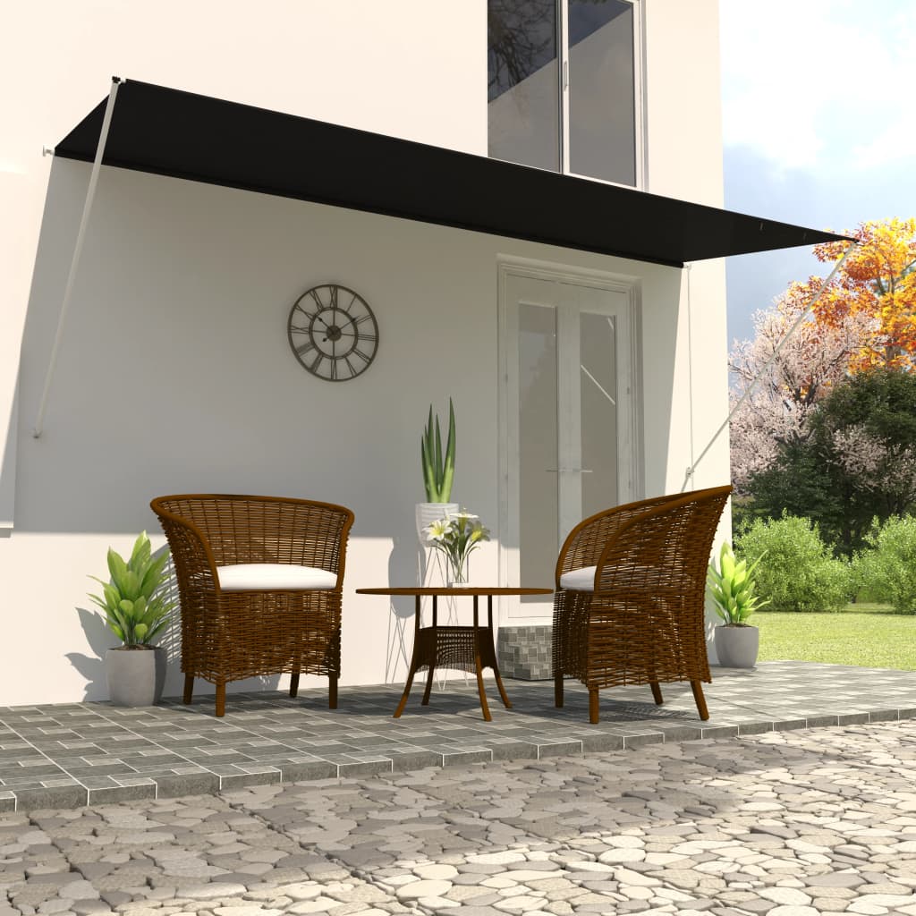Retractable Awning 400x150 cm Anthracite- Window & Door Awnings - HomeShopIreland - Home Shop Ireland - Window & Door Awnings - Retractable Awning 400x150 cm Anthracite