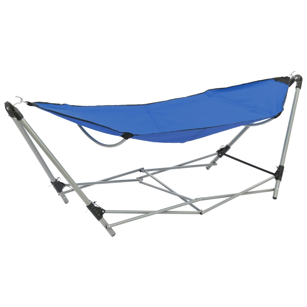 Hammock with Foldable Stand Blue- Hammocks - HomeShopIreland - Home Shop Ireland - Hammocks - Hammock with Foldable Stand Blue