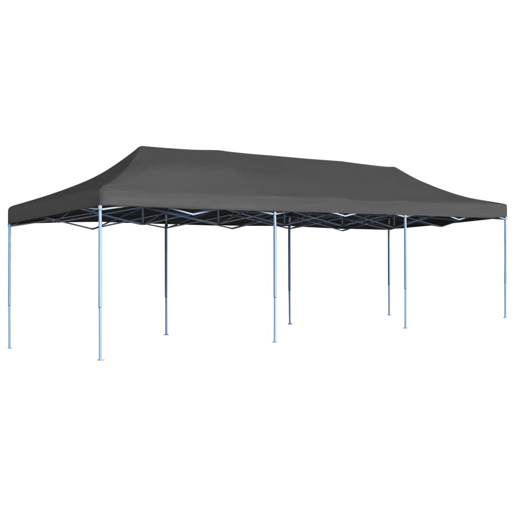 Folding Pop-up Party Tent 3x9 m Anthracite- Canopies & Gazebos - HomeShopIreland - Home Shop Ireland - Canopies & Gazebos - Folding Pop-up Party Tent 3x9 m Anthracite