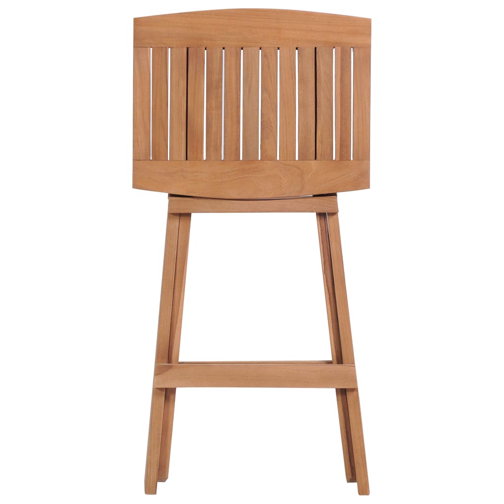 Folding Bar Stools 4 pcs Solid Teak Wood- Outdoor Foot Rests - HomeShopIreland - Home Shop Ireland - Outdoor Foot Rests - Folding Bar Stools 4 pcs Solid Teak Wood
