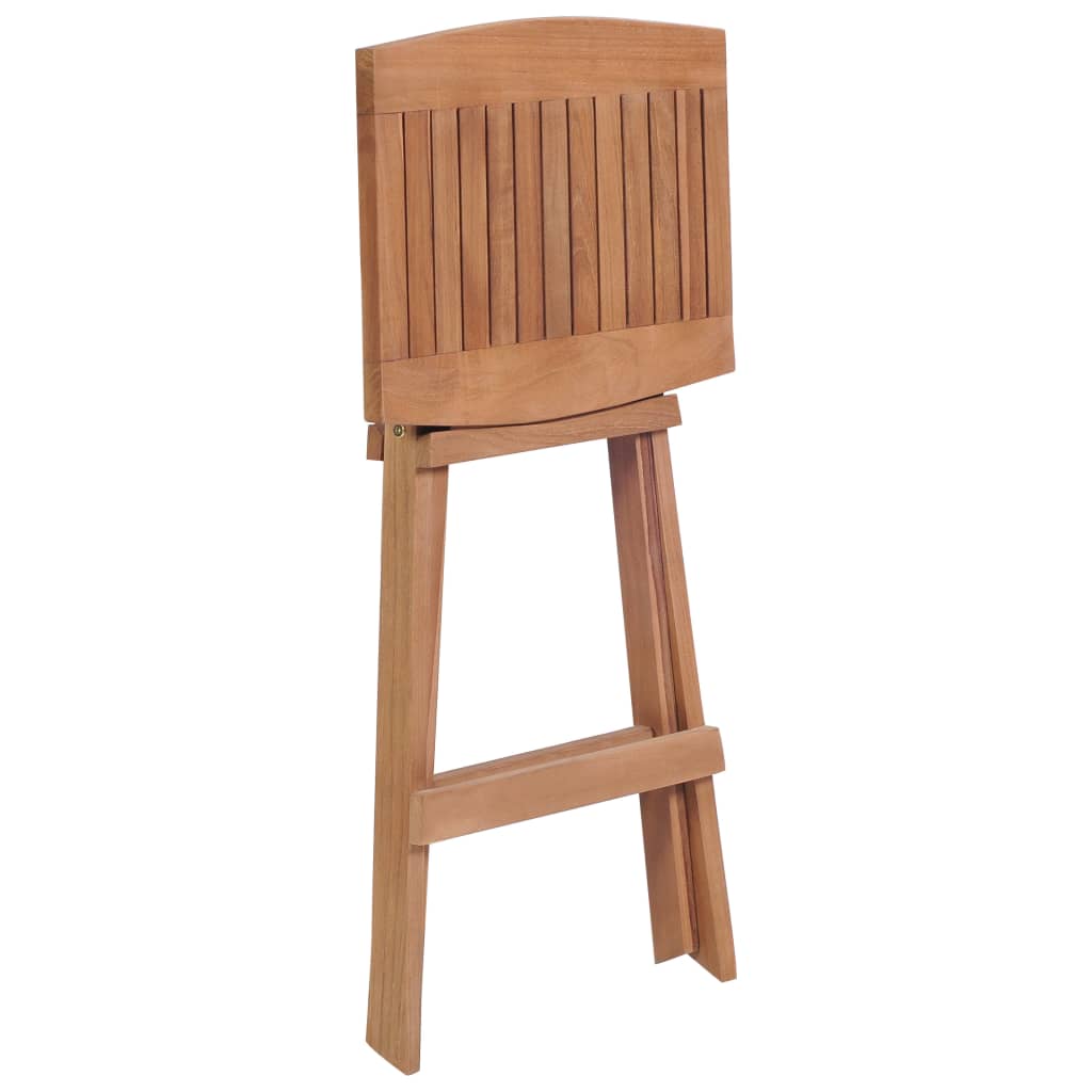 Folding Bar Stools 4 pcs Solid Teak Wood- Outdoor Foot Rests - HomeShopIreland - Home Shop Ireland - Outdoor Foot Rests - Folding Bar Stools 4 pcs Solid Teak Wood
