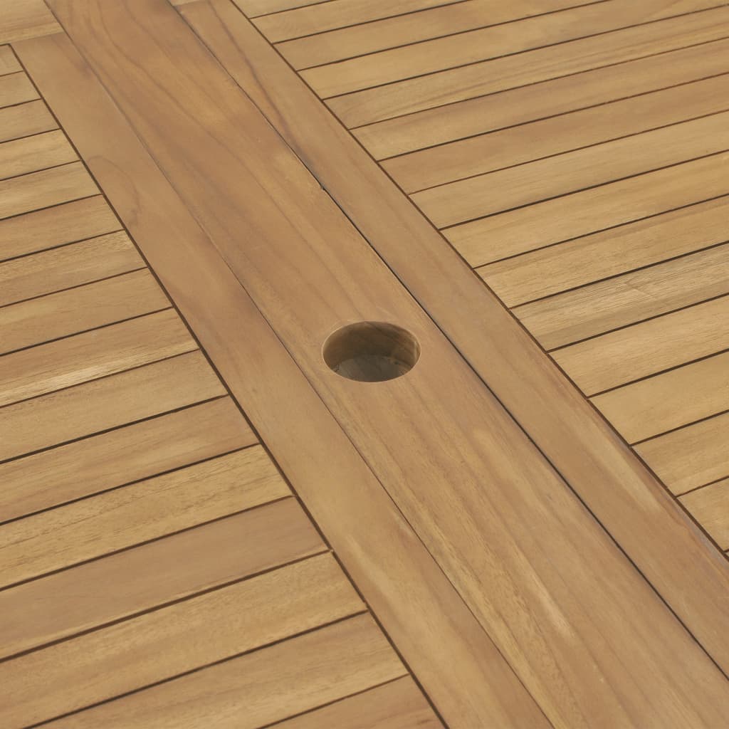 Extending Garden Table 180-280x100x75cm Solid Teak Wood Oval- Outdoor Tables - HomeShopIreland - Home Shop Ireland - Outdoor Tables - Extending Garden Table 180-280x100x75cm Solid Teak Wood Oval