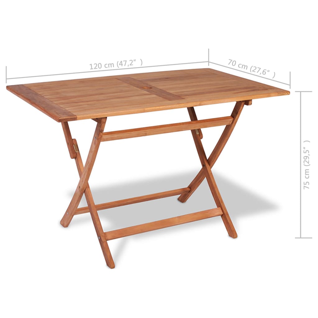 5 Piece Garden Dining Set Solid Teak Wood- Outdoor Furniture Sets - HomeShopIreland - Home Shop Ireland - Outdoor Furniture Sets - 5 Piece Garden Dining Set Solid Teak Wood