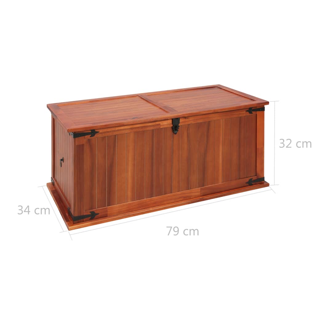 Storage Chest 79x34x32 cm Solid Acacia Wood- Storage Chests - HomeShopIreland - Home Shop Ireland - Storage Chests - Storage Chest 79x34x32 cm Solid Acacia Wood