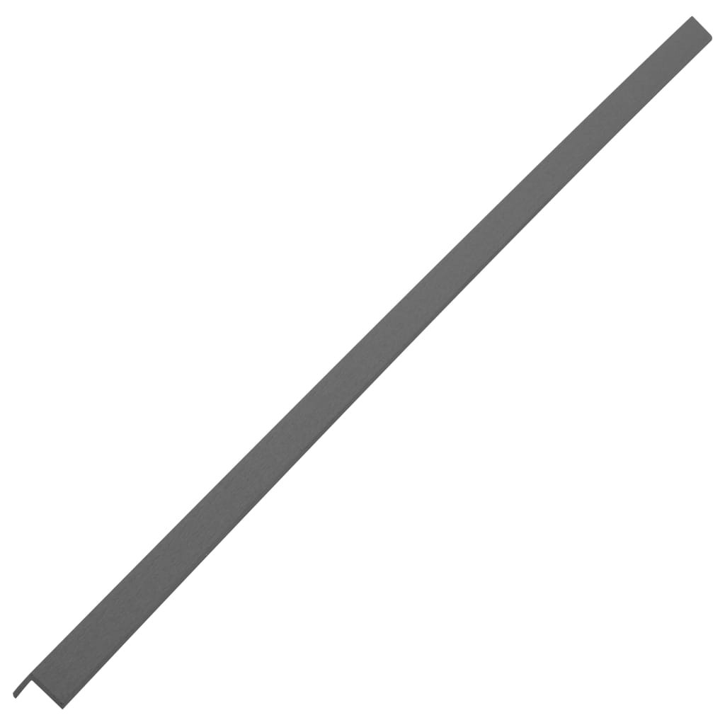 5 pcs Decking Angle Trims WPC 170 cm Grey- Flooring & Carpet - HomeShopIreland - Home Shop Ireland - Flooring & Carpet - 5 pcs Decking Angle Trims WPC 170 cm Grey