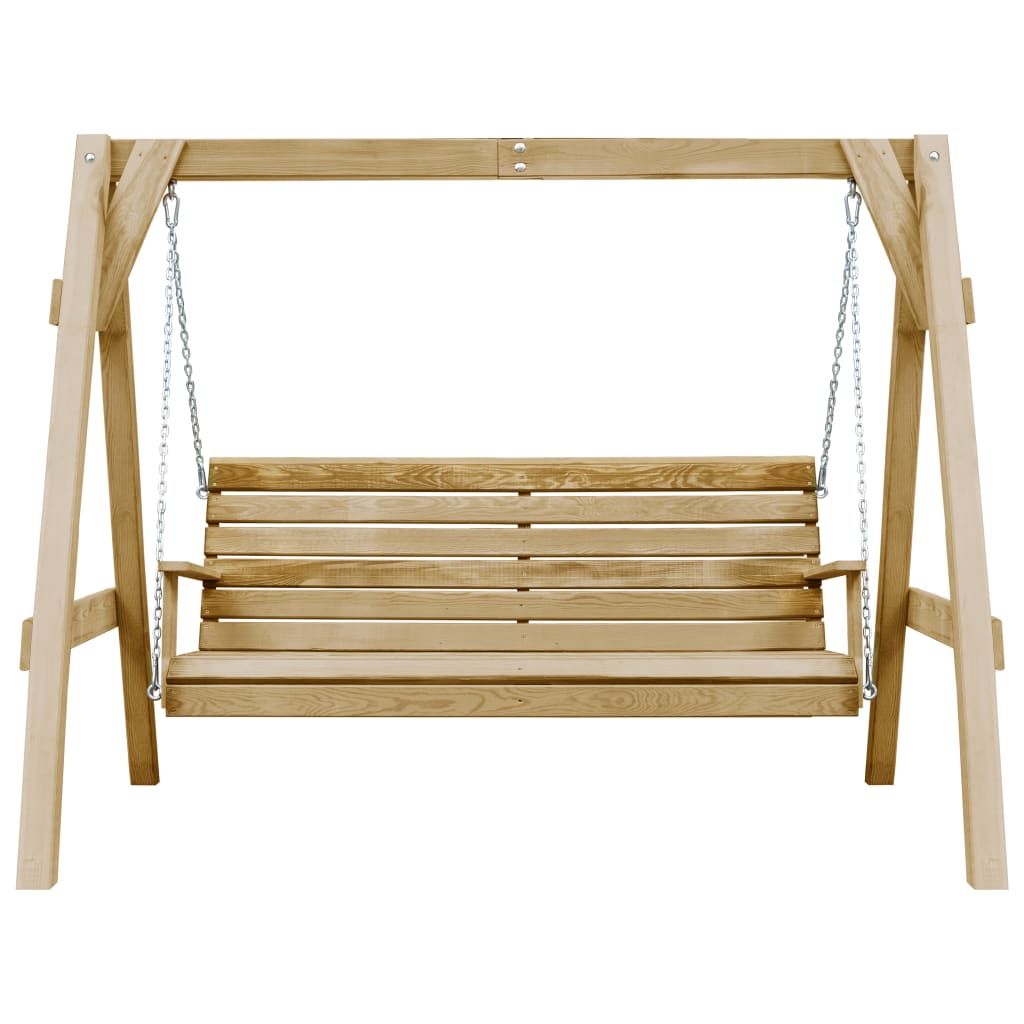 Garden Swing Bench Impregnated Pinewood 205x150x157 cm- Porch Swings - HomeShopIreland - Home Shop Ireland - Porch Swings - Garden Swing Bench Impregnated Pinewood 205x150x157 cm
