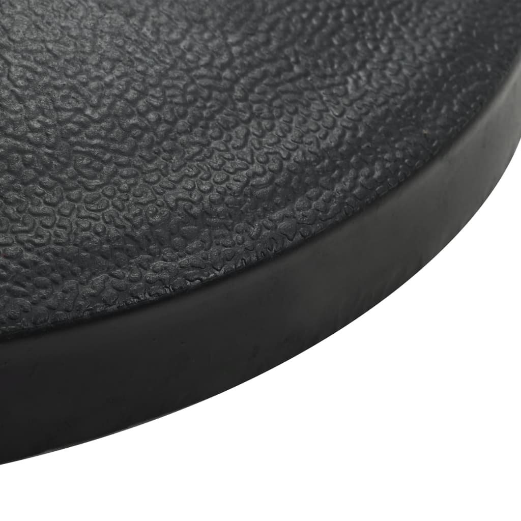 Parasol Base Round Polyresin 10 kg Black- Outdoor Umbrella Bases - HomeShopIreland - Home Shop Ireland - Outdoor Umbrella Bases - Parasol Base Round Polyresin 10 kg Black