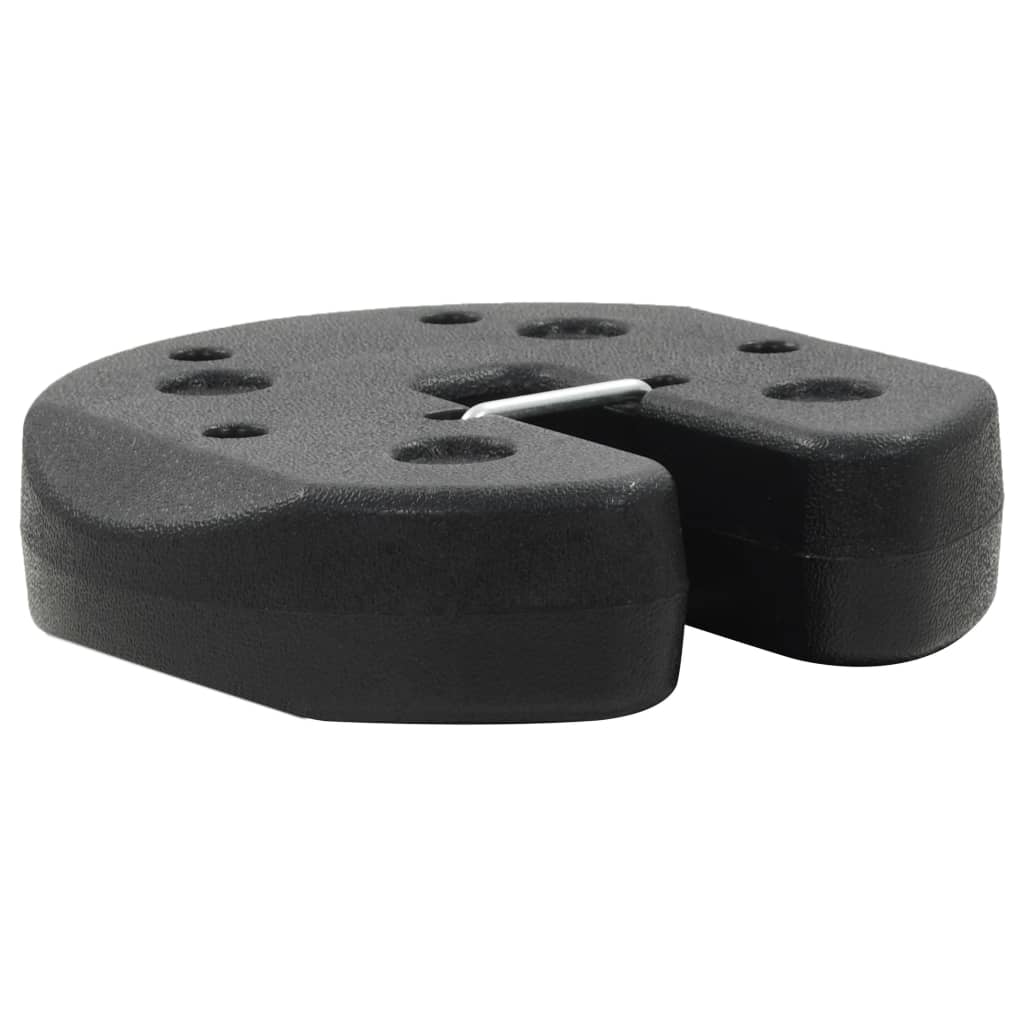 Gazebo Weight Plates 4 pcs Black 220x30 mm Concrete- Canopy Weights - HomeShopIreland - Home Shop Ireland - Canopy Weights - Gazebo Weight Plates 4 pcs Black 220x30 mm Concrete