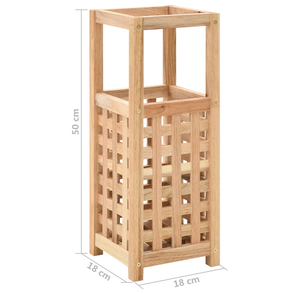 Umbrella Stand Solid Walnut Wood 18x18x50 cm- Umbrella Stands & Racks - HomeShopIreland - Home Shop Ireland - Umbrella Stands & Racks - Umbrella Stand Solid Walnut Wood 18x18x50 cm