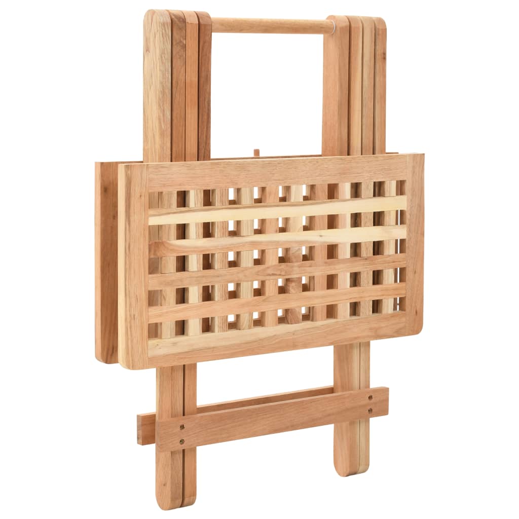 Foldable Side Table Solid Walnut Wood 50x50x49 cm- End Tables - HomeShopIreland - Home Shop Ireland - End Tables - Foldable Side Table Solid Walnut Wood 50x50x49 cm