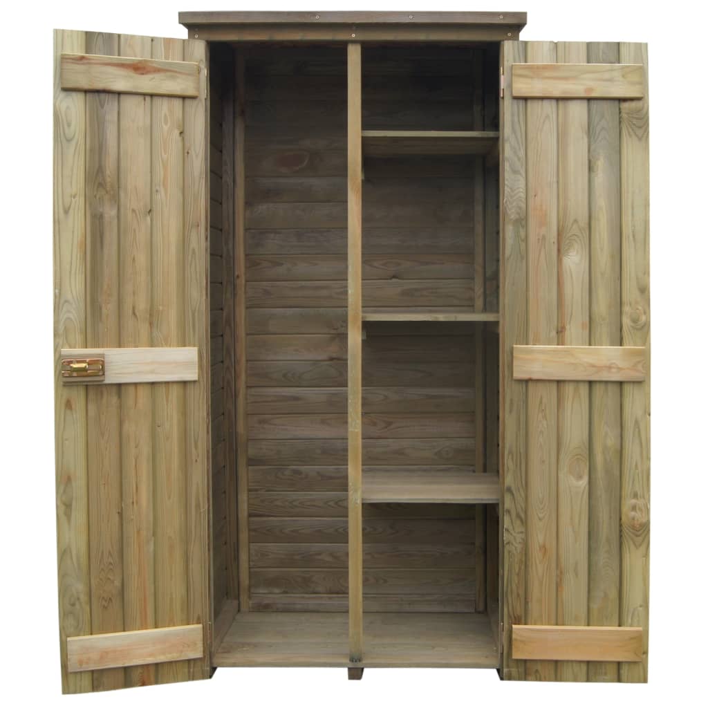 Garden Tool Storage Shed Pinewood 85x48x177 cm- Sheds, Garages & Carports - HomeShopIreland - Home Shop Ireland - Sheds, Garages & Carports - Garden Tool Storage Shed Pinewood 85x48x177 cm