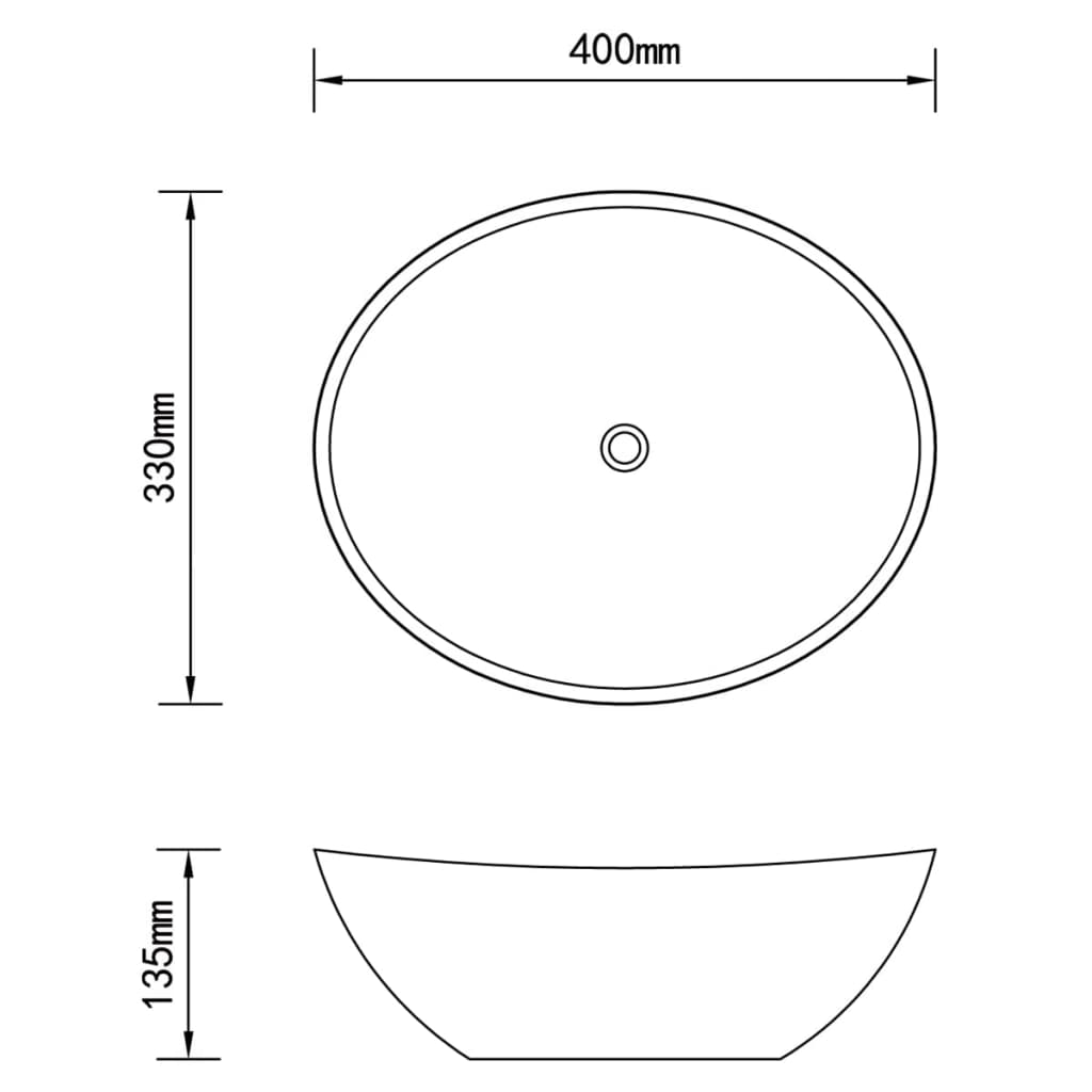 Wash Basin 40x33x13.5 cm Ceramic Gold- Bathroom Basins - HomeShopIreland - Home Shop Ireland - Bathroom Basins - Wash Basin 40x33x13.5 cm Ceramic Gold