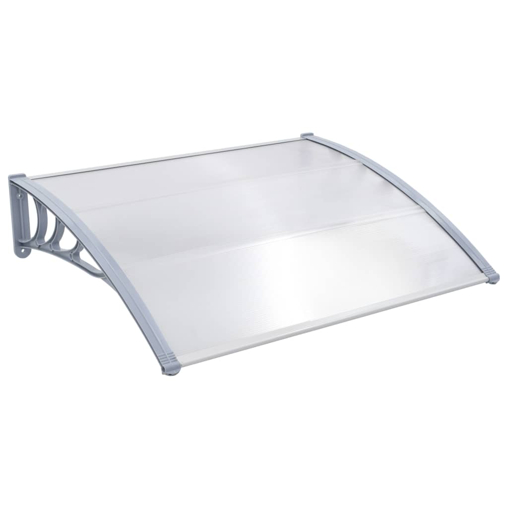 Door Canopy Grey 120x100 cm PC- Window & Door Awnings - HomeShopIreland - Home Shop Ireland - Window & Door Awnings - Door Canopy Grey 120x100 cm PC