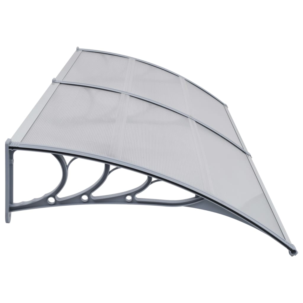 Door Canopy Grey 200x100 cm PC- Window & Door Awnings - HomeShopIreland - Home Shop Ireland - Window & Door Awnings - Door Canopy Grey 200x100 cm PC