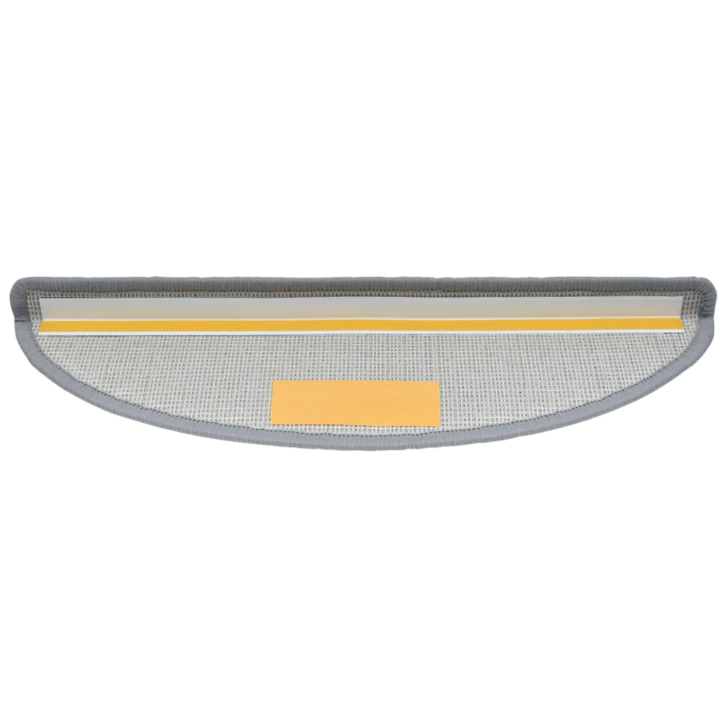 Carpet Stair Treads 15 pcs Light Grey 56x17x3 cm- Stair Treads - HomeShopIreland - Home Shop Ireland - Stair Treads - Carpet Stair Treads 15 pcs Light Grey 56x17x3 cm