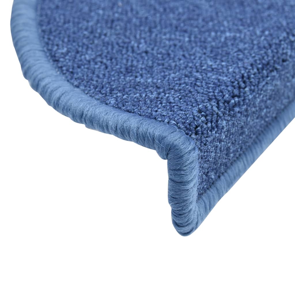 Carpet Stair Treads 15 pcs Blue 65x24x4 cm- Stair Treads - HomeShopIreland - Home Shop Ireland - Stair Treads - Carpet Stair Treads 15 pcs Blue 65x24x4 cm