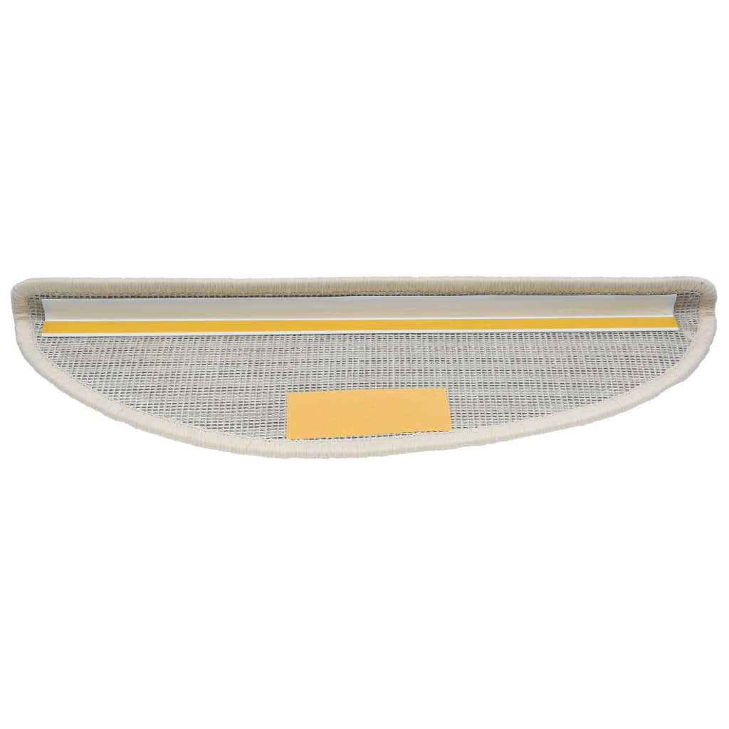 Carpet Stair Treads 15 pcs White 56x20 cm- Stair Treads - HomeShopIreland - Home Shop Ireland - Stair Treads - Carpet Stair Treads 15 pcs White 56x20 cm
