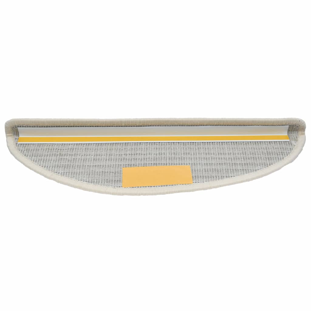 Carpet Stair Treads 15 pcs White 65x25 cm- Stair Treads - HomeShopIreland - Home Shop Ireland - Stair Treads - Carpet Stair Treads 15 pcs White 65x25 cm