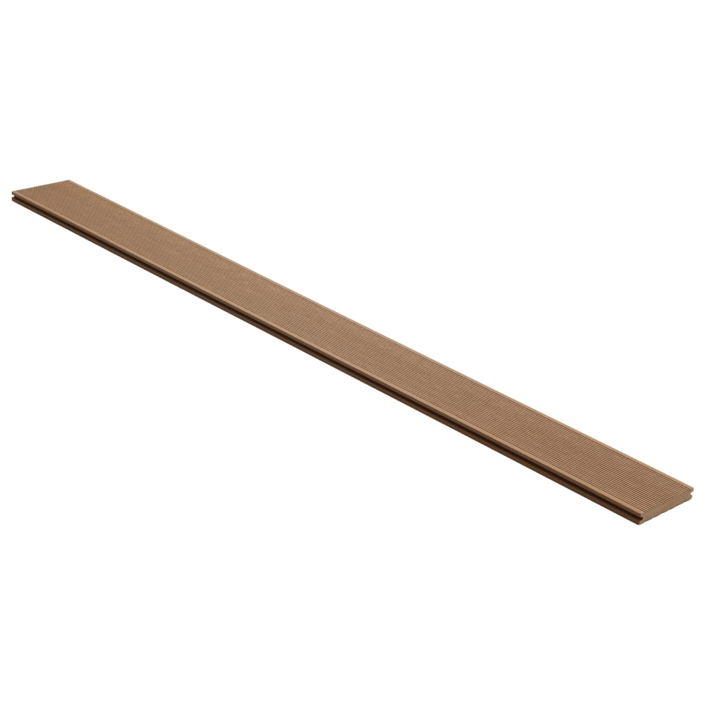 WPC Solid Decking Boards with Accessories 10 mÂ² 2.2 m Teak- Flooring & Carpet - HomeShopIreland - Home Shop Ireland - Flooring & Carpet - WPC Solid Decking Boards with Accessories 10 mÂ² 2.2 m Teak
