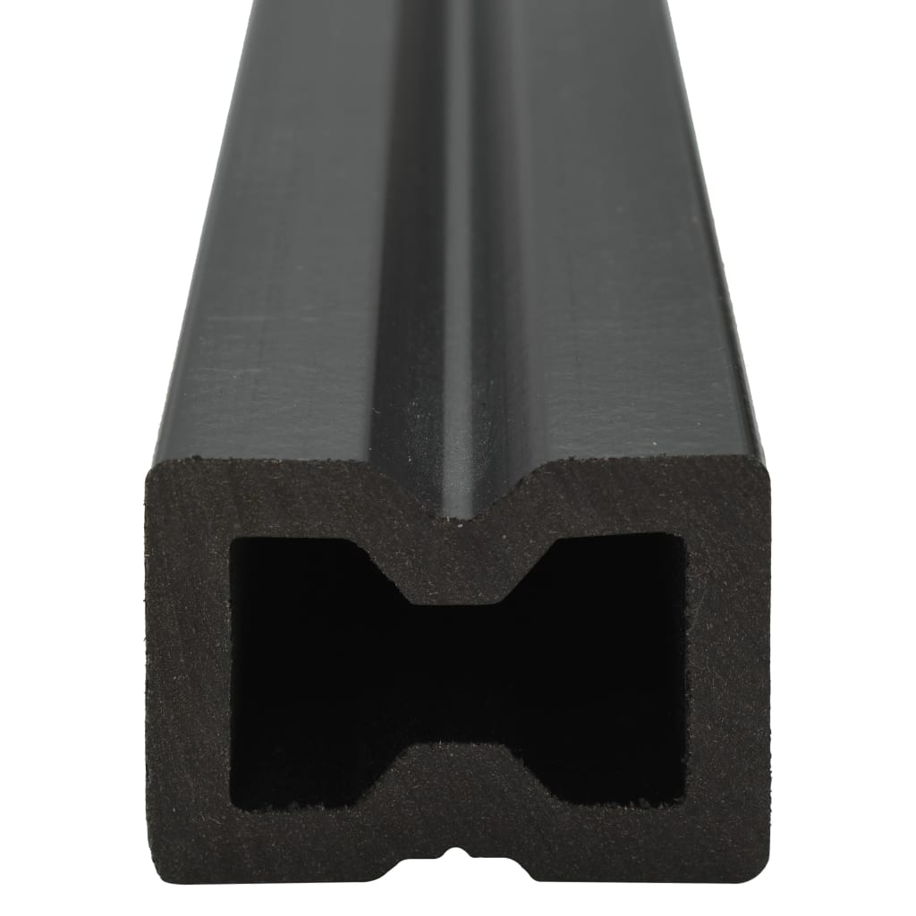 WPC Hollow Decking Boards with Accessories 10mÂ² 2.2m Dark Brown- Flooring & Carpet - HomeShopIreland - Home Shop Ireland - Flooring & Carpet - WPC Hollow Decking Boards with Accessories 10mÂ² 2.2m Dark Brown
