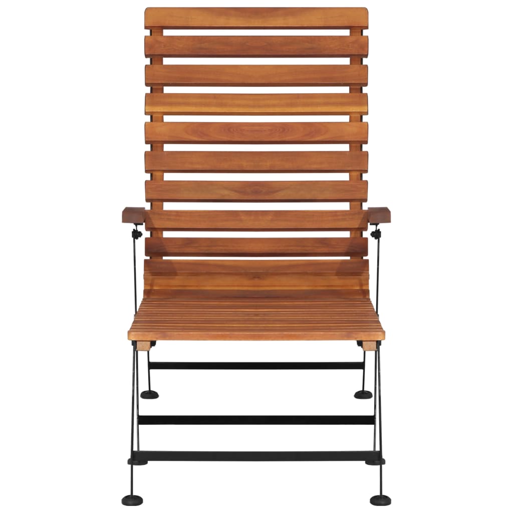 Outdoor Deck Chair Solid Acacia Wood- Sunloungers - HomeShopIreland - Home Shop Ireland - Sunloungers - Outdoor Deck Chair Solid Acacia Wood