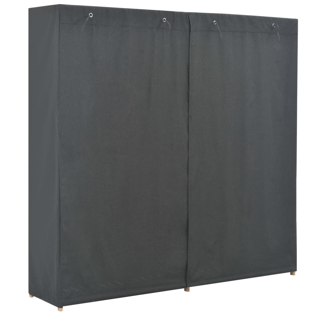 Wardrobe Grey 200x40x170 cm Fabric- Cupboards & Wardrobes - HomeShopIreland - Home Shop Ireland - Cupboards & Wardrobes - Wardrobe Grey 200x40x170 cm Fabric