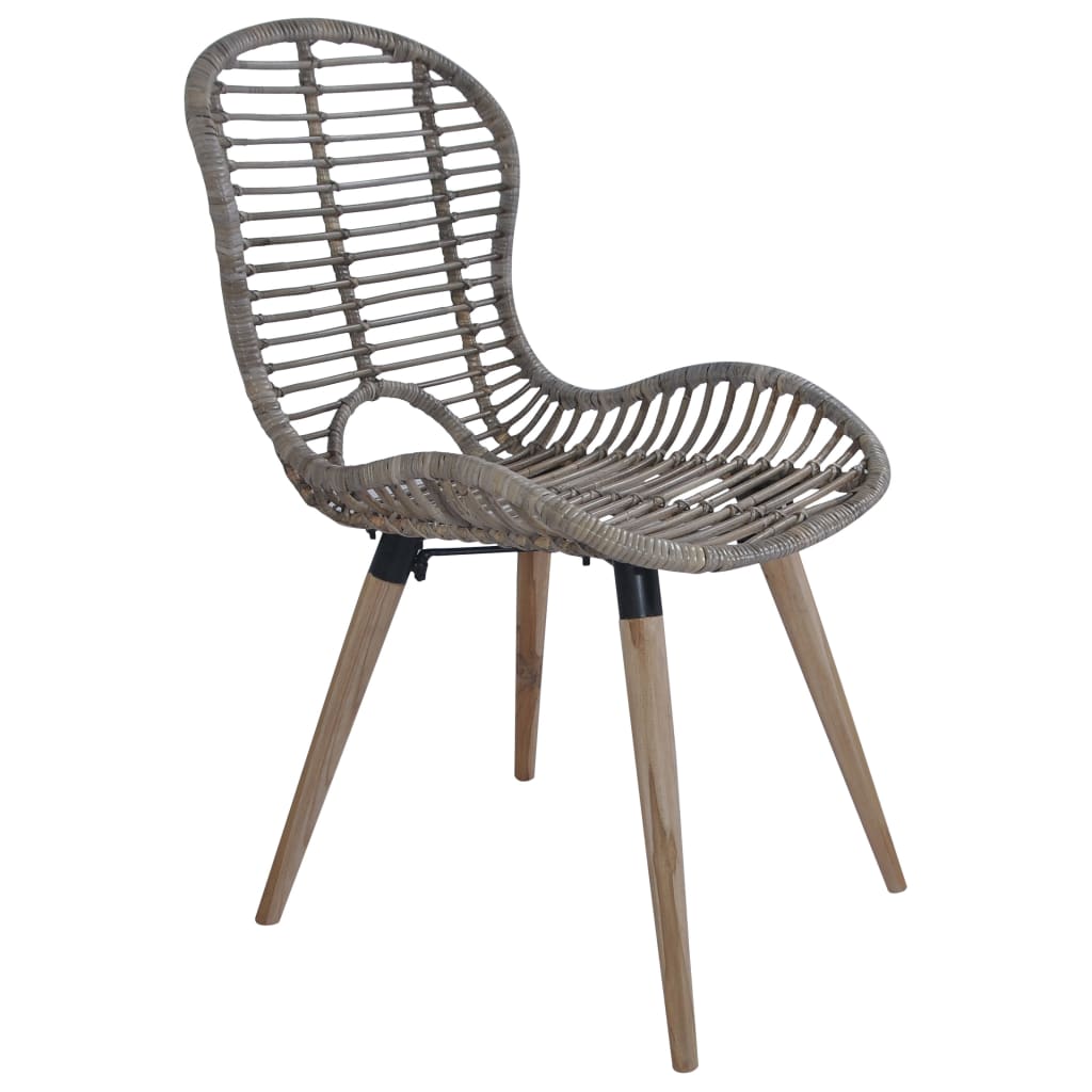 Dining Chairs 6 pcs Brown Natural Rattan- Kitchen & Dining Room Chairs - HomeShopIreland - Home Shop Ireland - Kitchen & Dining Room Chairs - Dining Chairs 6 pcs Brown Natural Rattan