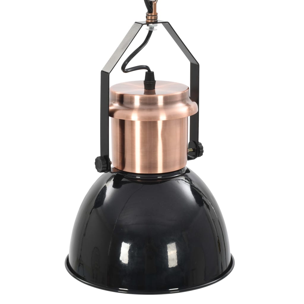 Ceiling Lamp 2 pcs Black Round E27- Lamps - HomeShopIreland - Home Shop Ireland - Lamps - Ceiling Lamp 2 pcs Black Round E27