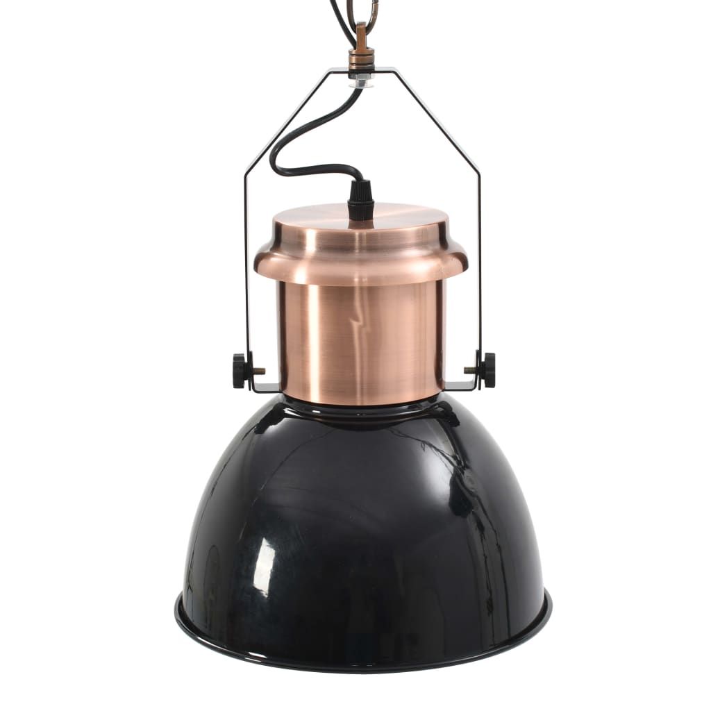 Ceiling Lamp 2 pcs Black Round E27- Lamps - HomeShopIreland - Home Shop Ireland - Lamps - Ceiling Lamp 2 pcs Black Round E27