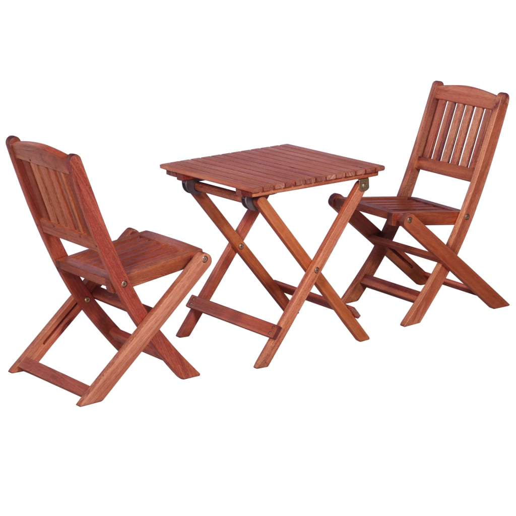 3 Piece Bistro Set for Children Solid Eucalyptus Wood- Outdoor Furniture Sets - HomeShopIreland - Home Shop Ireland - Outdoor Furniture Sets - 3 Piece Bistro Set for Children Solid Eucalyptus Wood