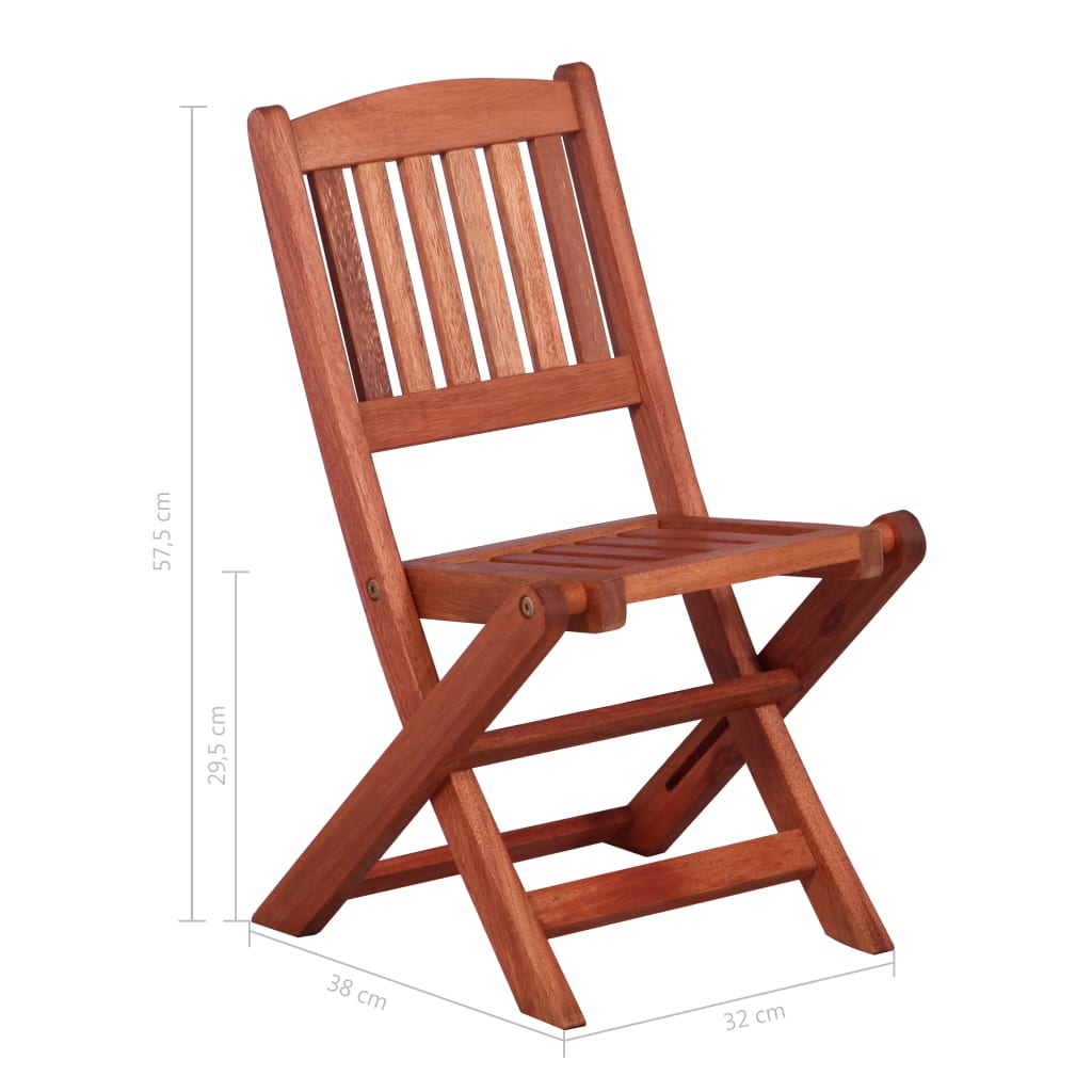 3 Piece Bistro Set for Children Solid Eucalyptus Wood- Outdoor Furniture Sets - HomeShopIreland - Home Shop Ireland - Outdoor Furniture Sets - 3 Piece Bistro Set for Children Solid Eucalyptus Wood