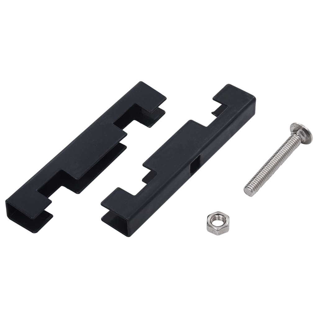 Garden U Mat Connector 10 Sets Anthracite- Fence & Gate Accessories - HomeShopIreland - Home Shop Ireland - Fence & Gate Accessories - Garden U Mat Connector 10 Sets Anthracite