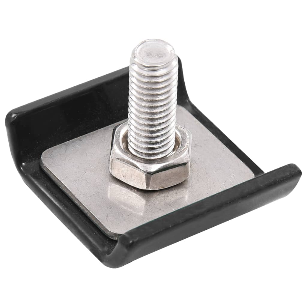Grid Mat Connector 25 Sets Anthracite- Fence & Gate Accessories - HomeShopIreland - Home Shop Ireland - Fence & Gate Accessories - Grid Mat Connector 25 Sets Anthracite