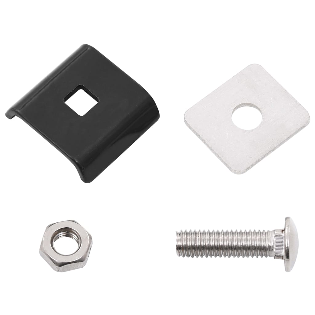 Grid Mat Connector 25 Sets Anthracite- Fence & Gate Accessories - HomeShopIreland - Home Shop Ireland - Fence & Gate Accessories - Grid Mat Connector 25 Sets Anthracite
