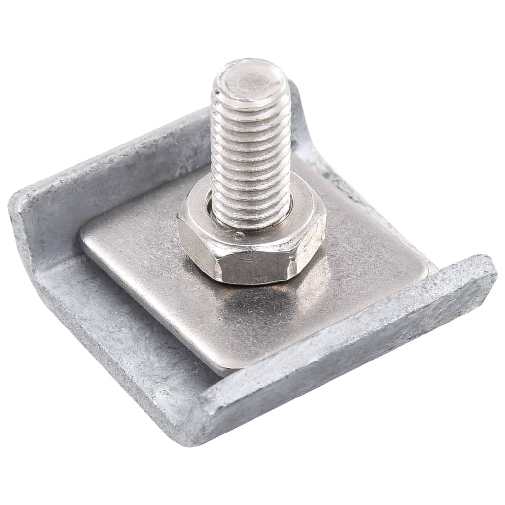 Grid Mat Connector 25 Sets Silver- Fence & Gate Accessories - HomeShopIreland - Home Shop Ireland - Fence & Gate Accessories - Grid Mat Connector 25 Sets Silver